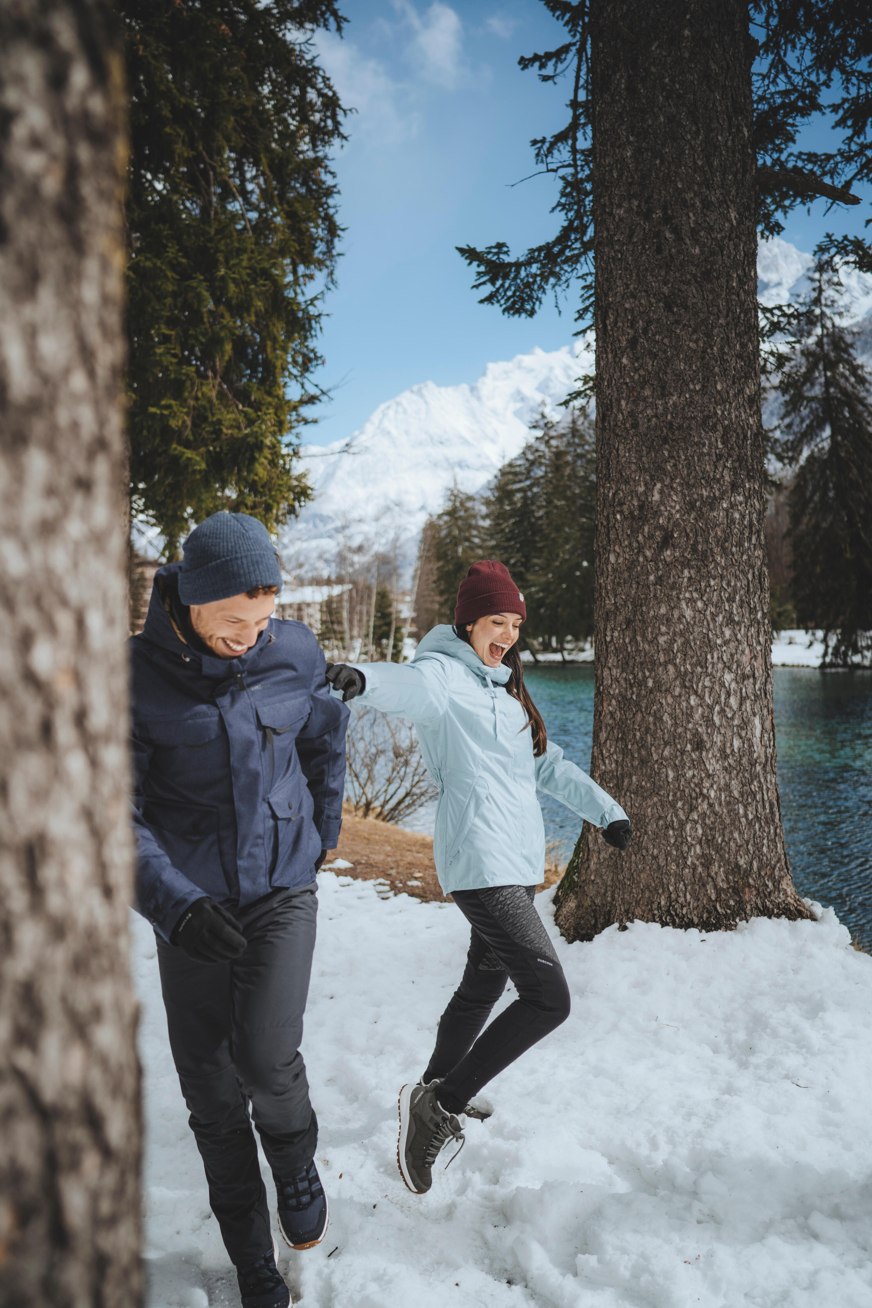 Legging chaud déperlant de randonnée - SH500 MOUNTAIN - femme 28/31