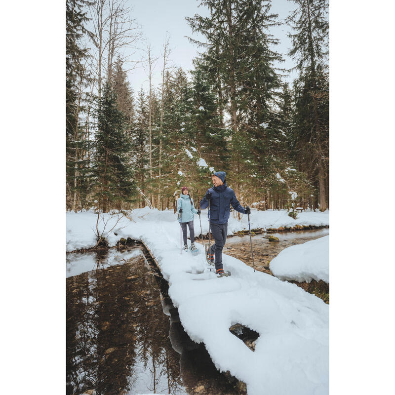 Pánské zimní turistické vodoodpudivé kalhoty NH 500