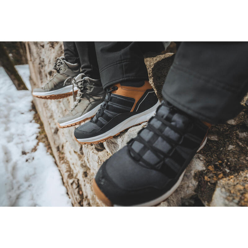Chaussures chaudes et imperméables de randonnée - SH100 X-WARM - Homme