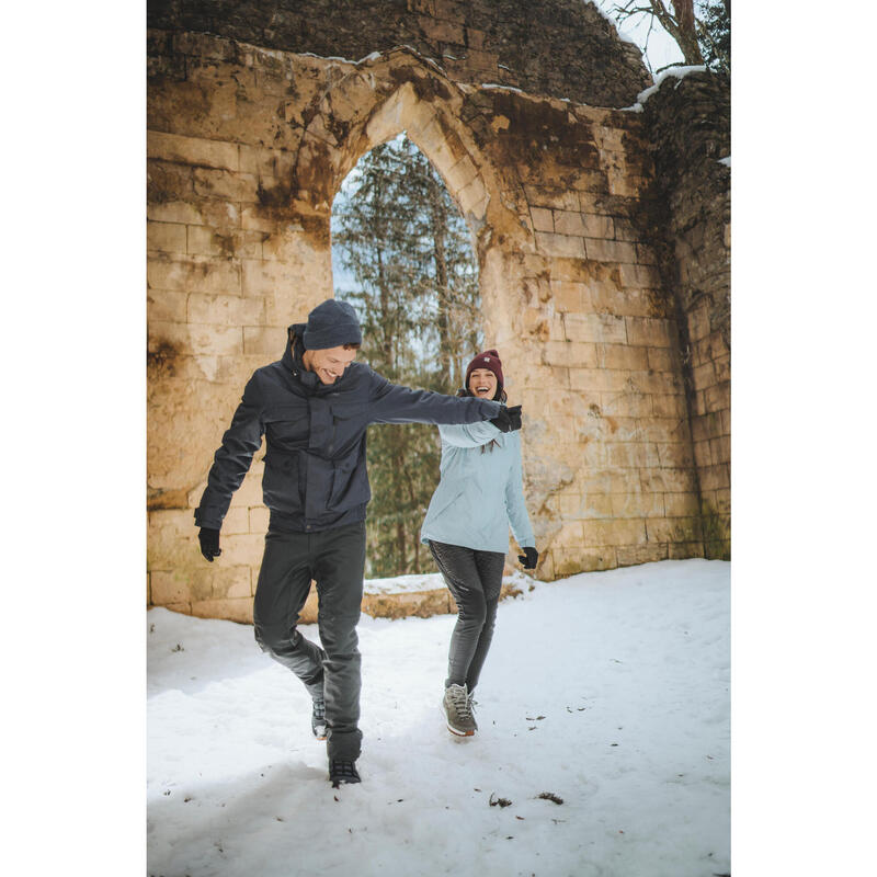 Dámská turistická bunda -10 °C nepromokavá NH500