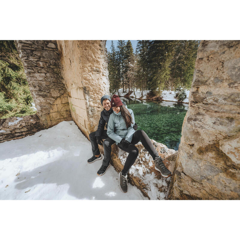 Dámská turistická bunda -10 °C nepromokavá NH500
