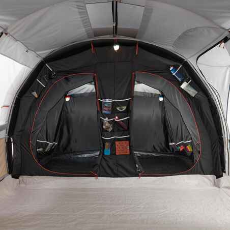 אוהל קמפינג מתנפח  ל-6 אנשים - Air Seconds 6.3 F&B - שלושה חללי שינה