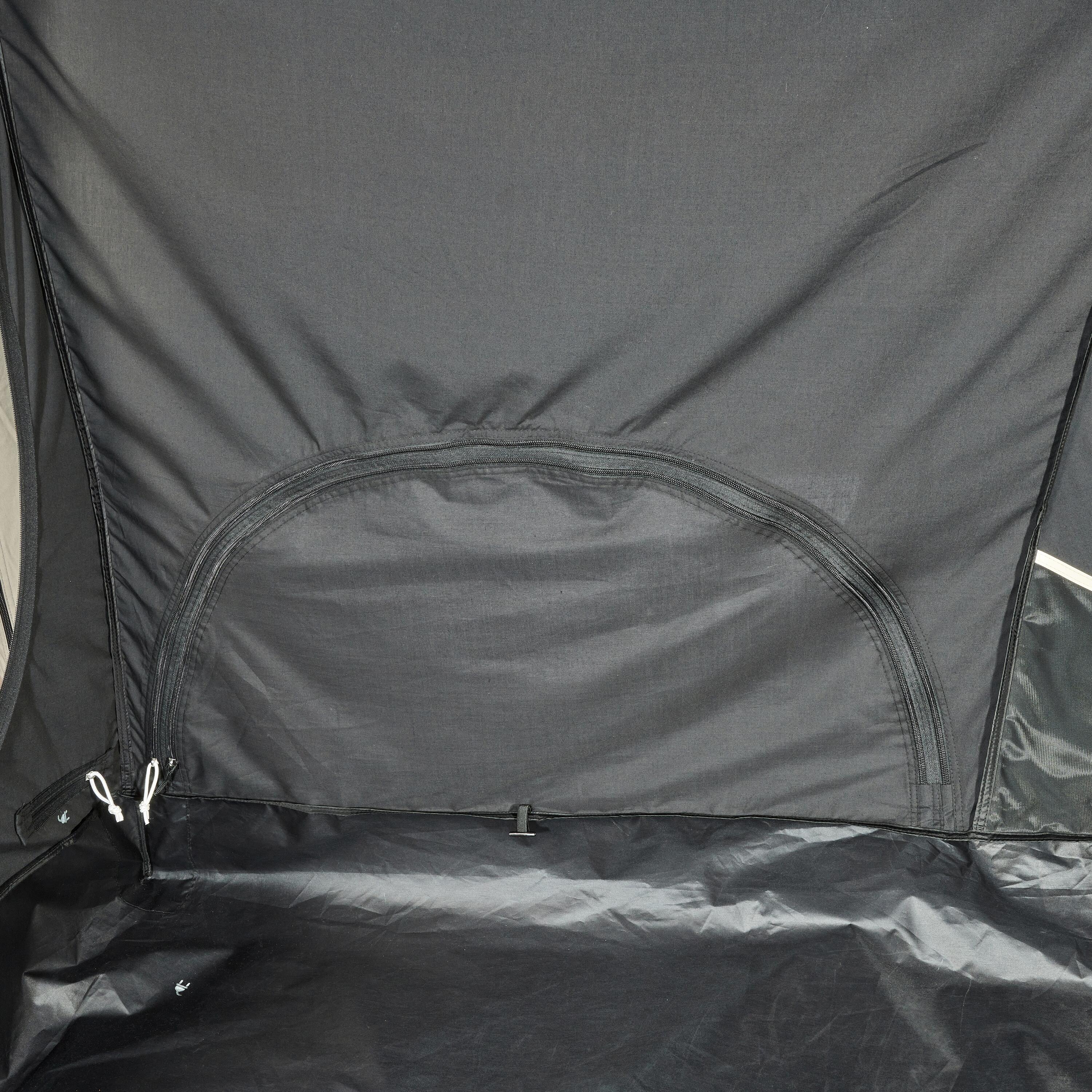 Inflatable camping tent - AirSeconds 6.3 Polycotton - 6 Person - 3 Bedrooms 55/71