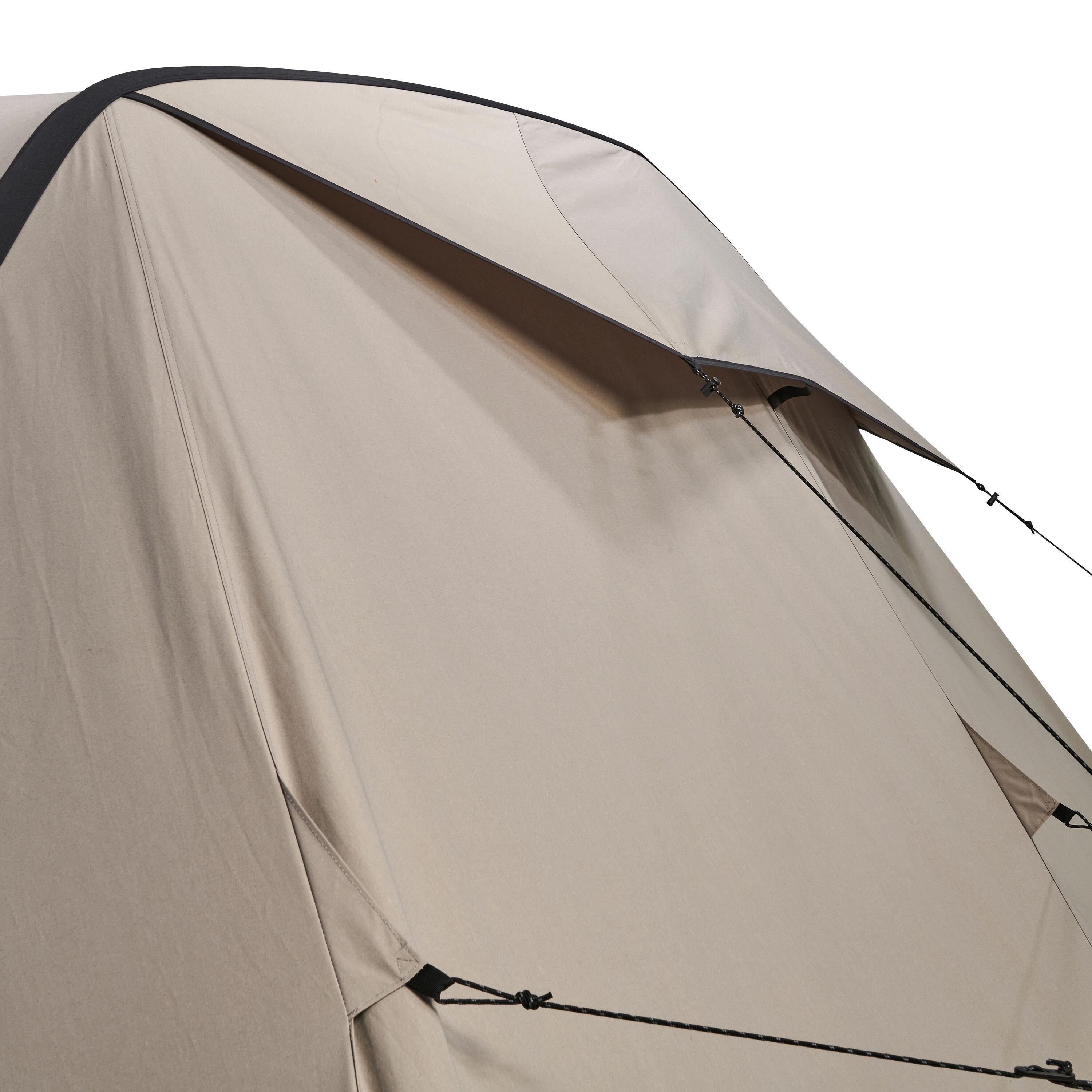 Inflatable camping tent - AirSeconds 6.3 Polycotton - 6 Person - 3 Bedrooms 56/71