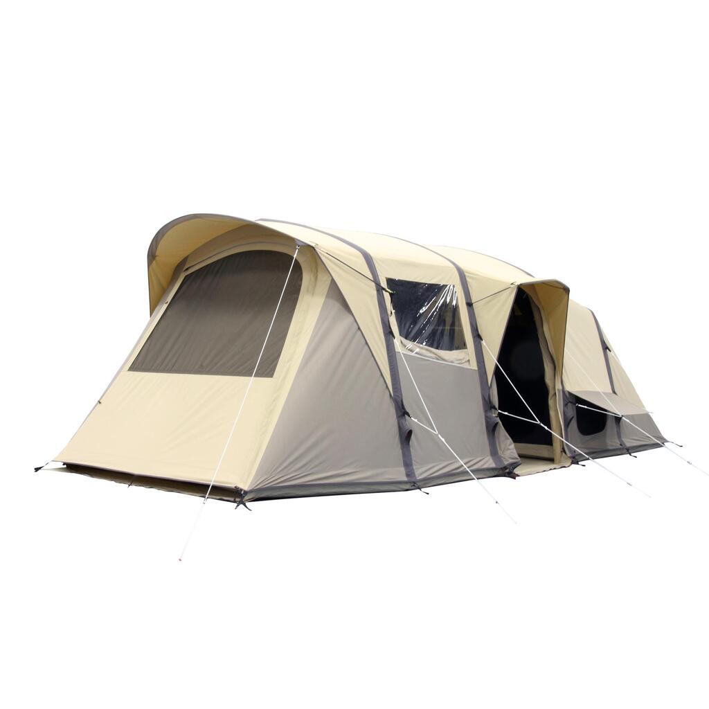 Inflatable camping tent - AirSeconds 6.3 Polycotton - 6 Person - 3 Bedrooms