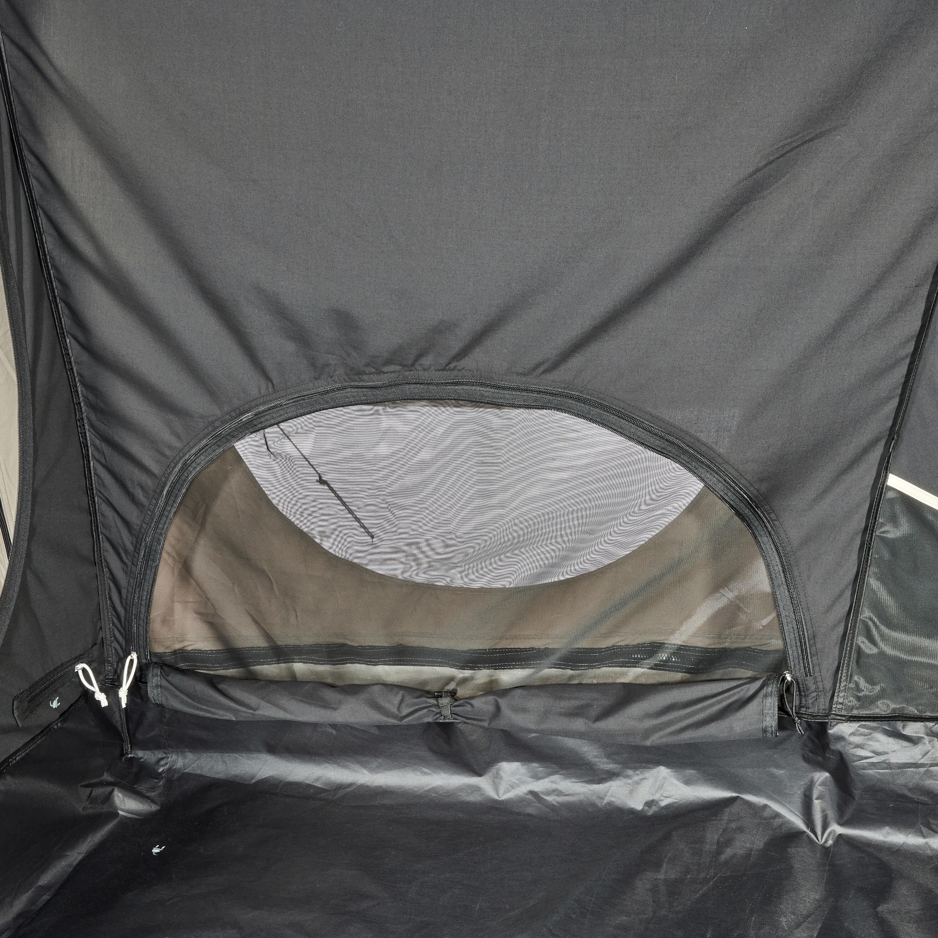 Inflatable camping tent - AirSeconds 6.3 Polycotton - 6 Person - 3 Bedrooms 66/71