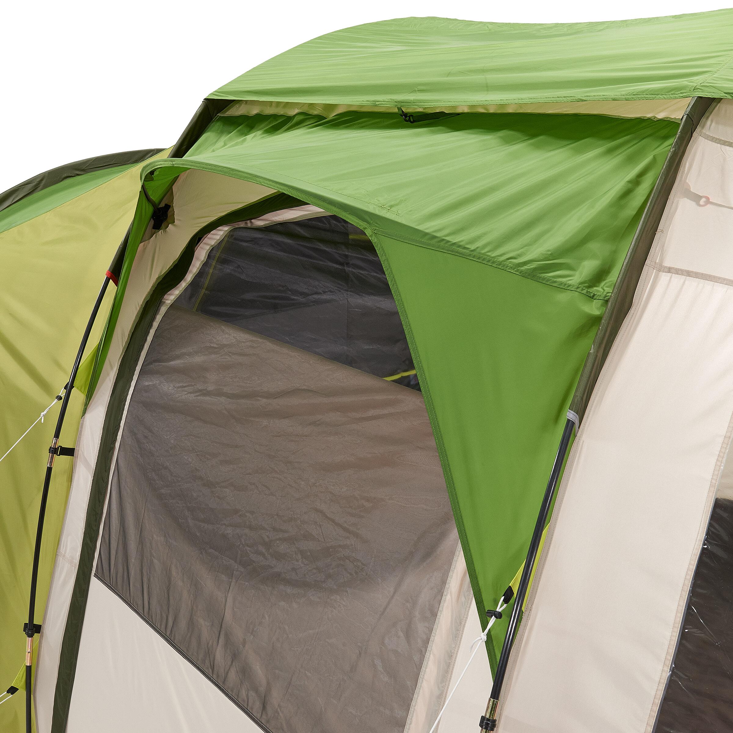 Camping tent with poles - Arpenaz 8.4 - 8 Person - 4 Bedrooms 14/24