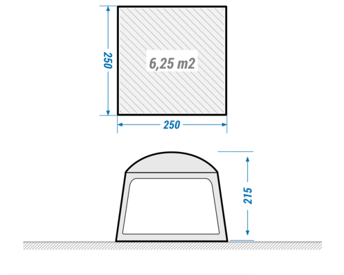 Aufenthaltszelt M
