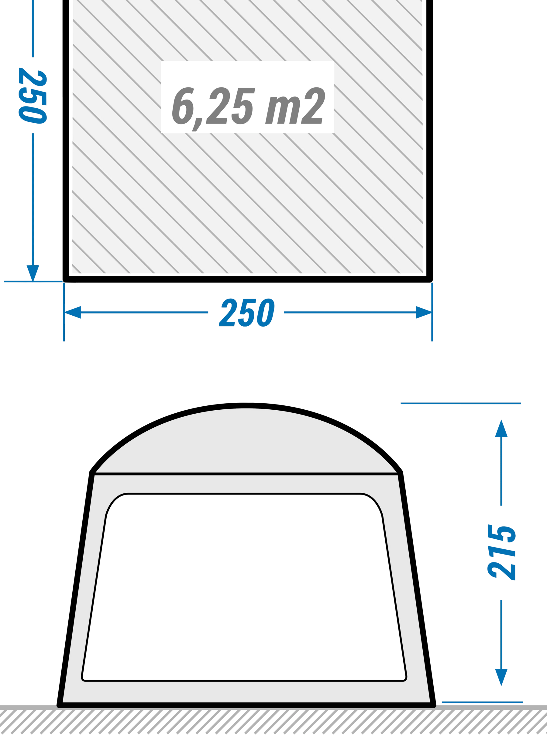 Aufenthaltszelt M