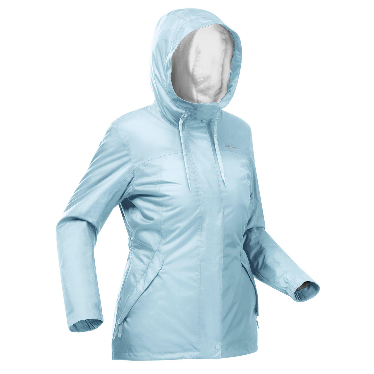 Abrigo Chaqueta Impermeable Mujer Montaña y Senderismo Quechua SH100 X