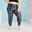 Mallas Leggings fitness con bolsillos Mujer Domyos negro