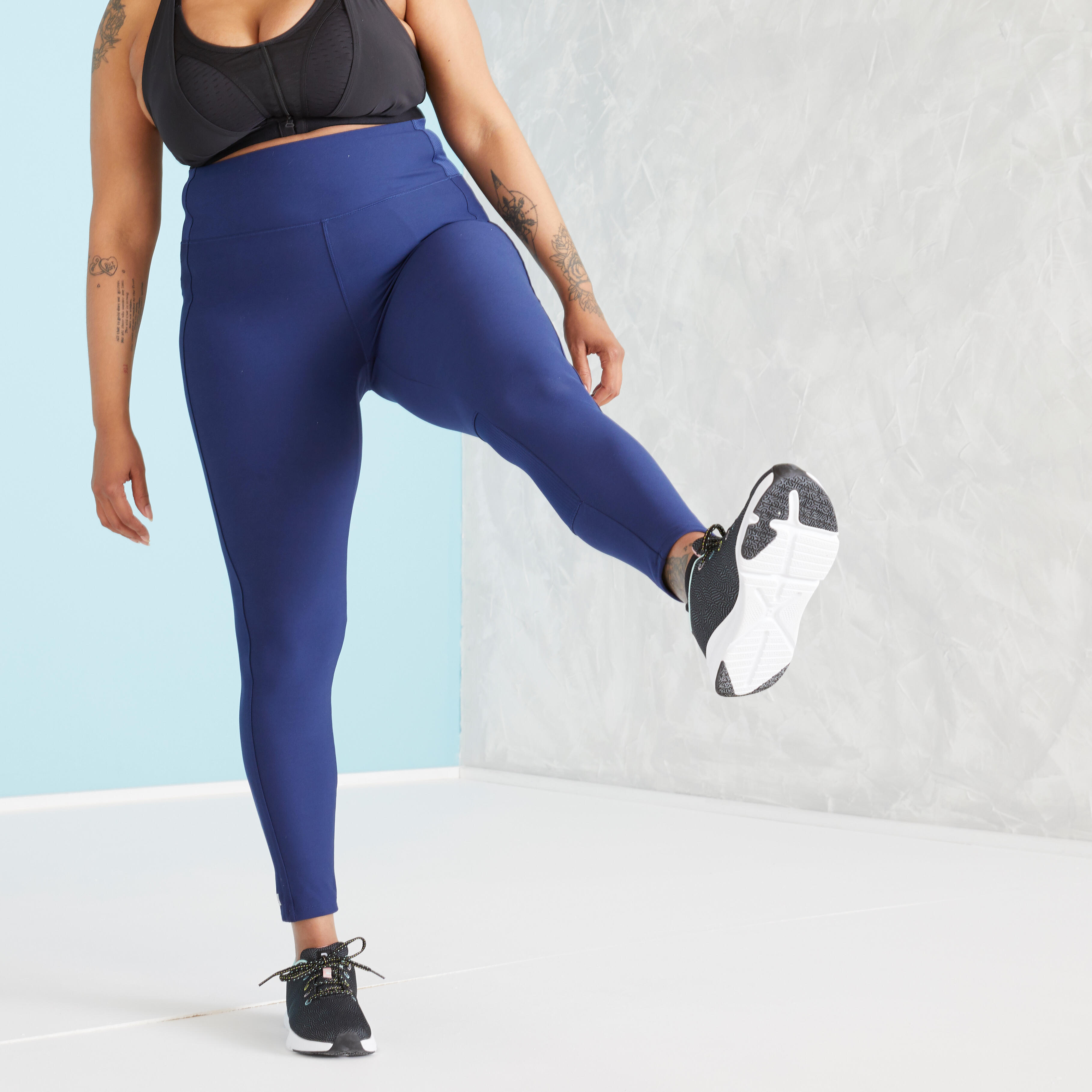 Leggings donna fitness 120 taglie forti dalla 3XL alla 5XL DOMYOS |  DECATHLON