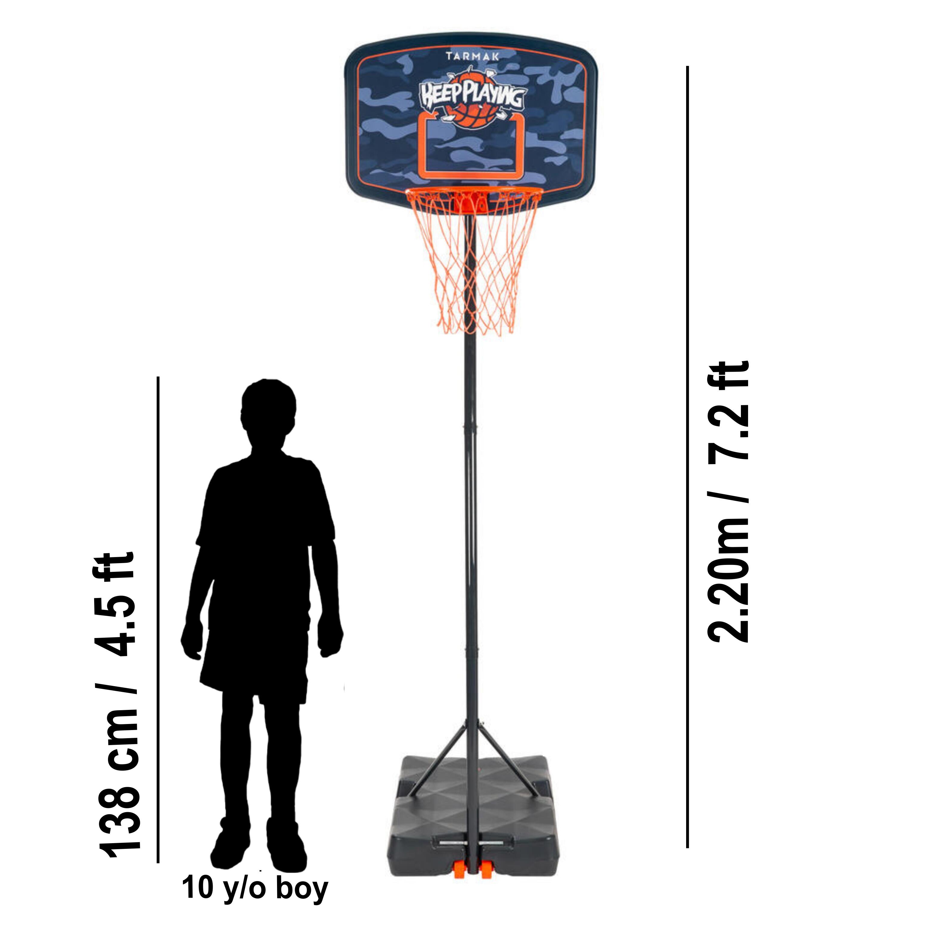 Buy Basketball Standing Backboard B200 Keep Playing. 1.6M-2.2M. Up To Age  10 Online | Decathlon