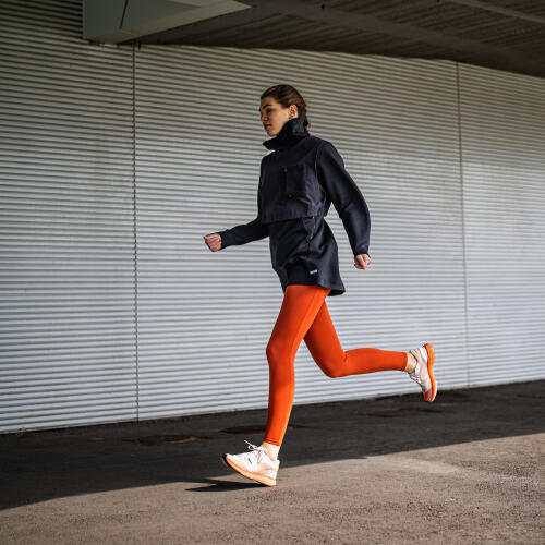 Sweat running chaud long femme Warm Long noir KIPRUN Decathlon