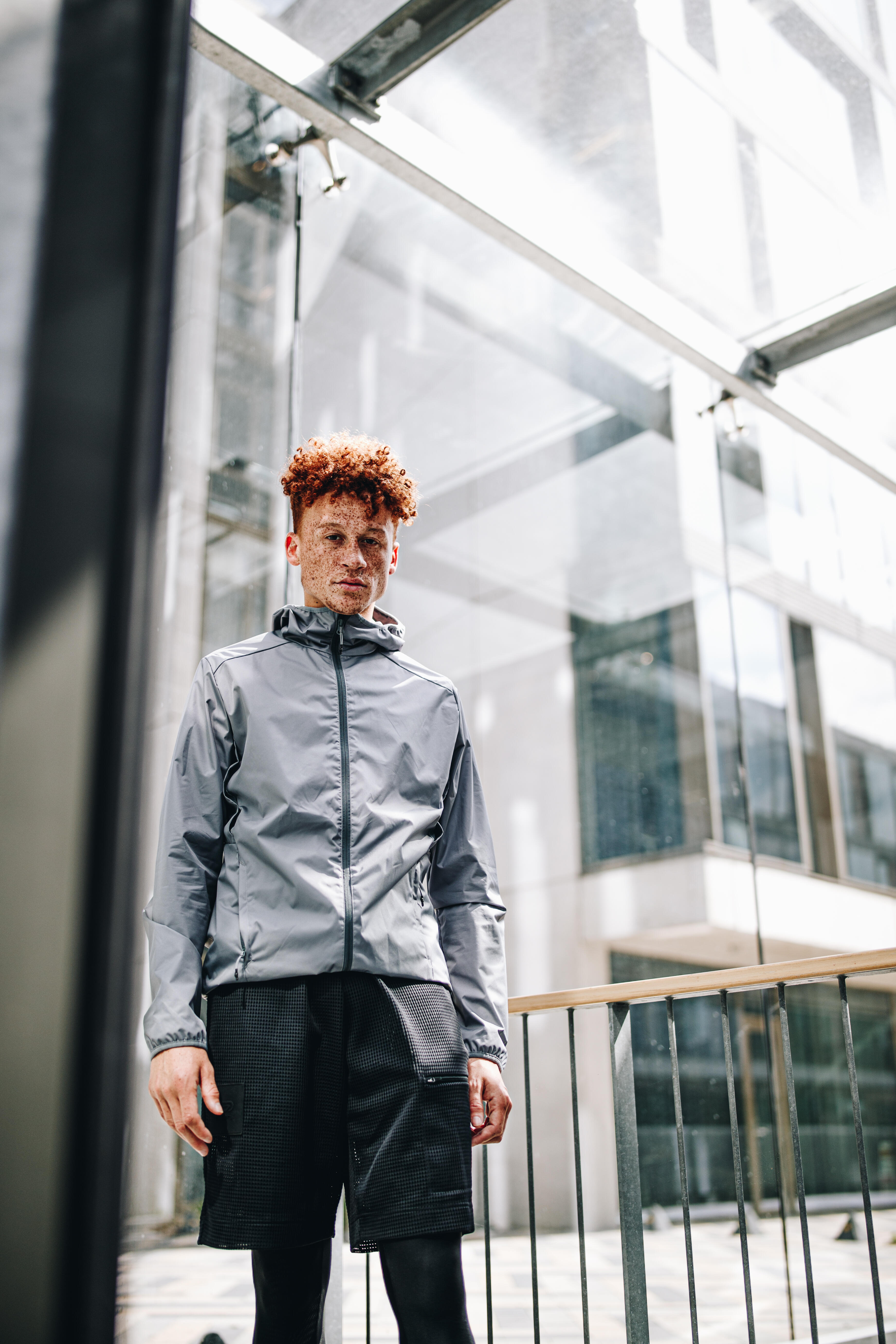 Men's Running Rain Jacket - Run Rain Grey - KALENJI