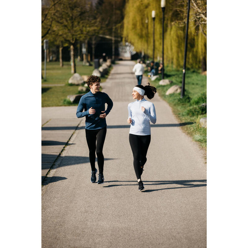 Bluză Călduroasă Alergare Jogging Albastru închis Bărbați