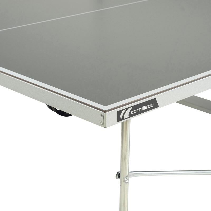 Mesa ping pong exterior plegable tablero 4 mm Cornilleau 100 X Cross