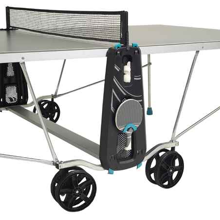 Outdoor Table Tennis Table 100X - Grey