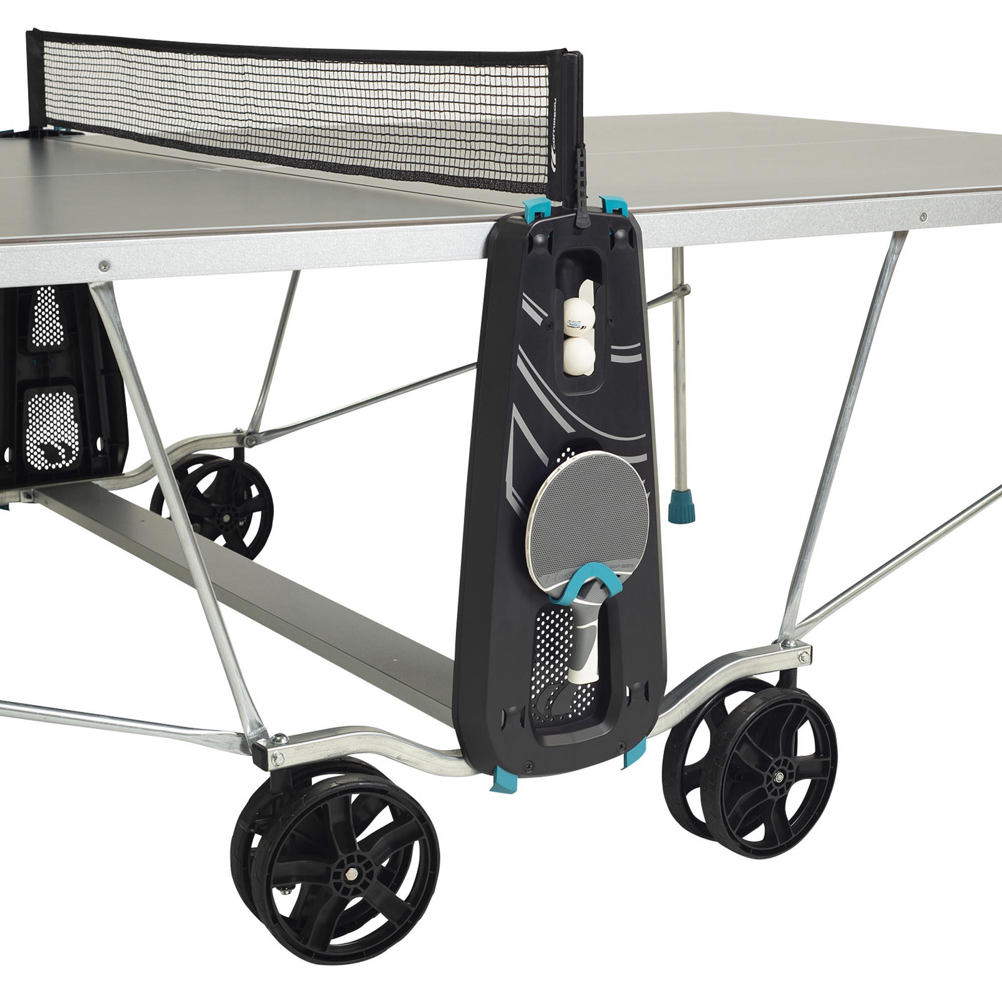 Outdoor Table Tennis Table 100X - Grey 6/17