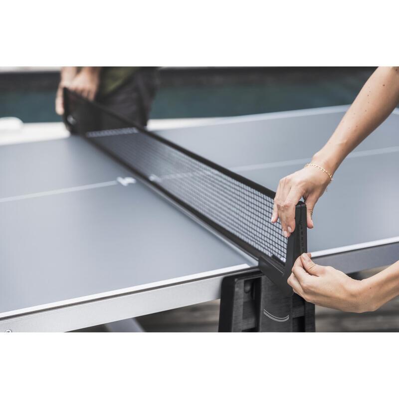 Mesa ping pong exterior plegable tablero 5 mm Cornilleau 300 X Cross