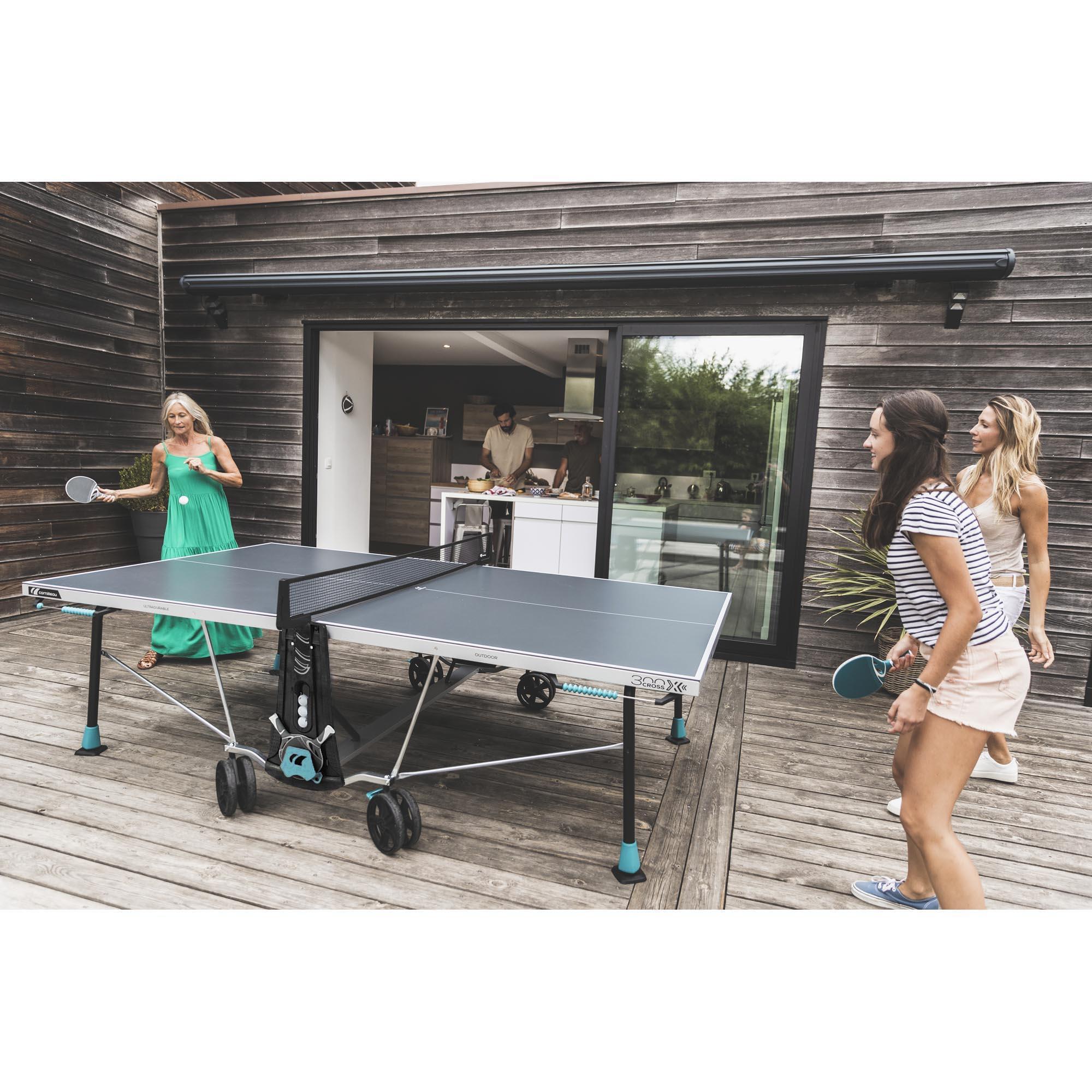 TABLE DE PING PONG EXTÉRIEURE 300X GRISE 23/32