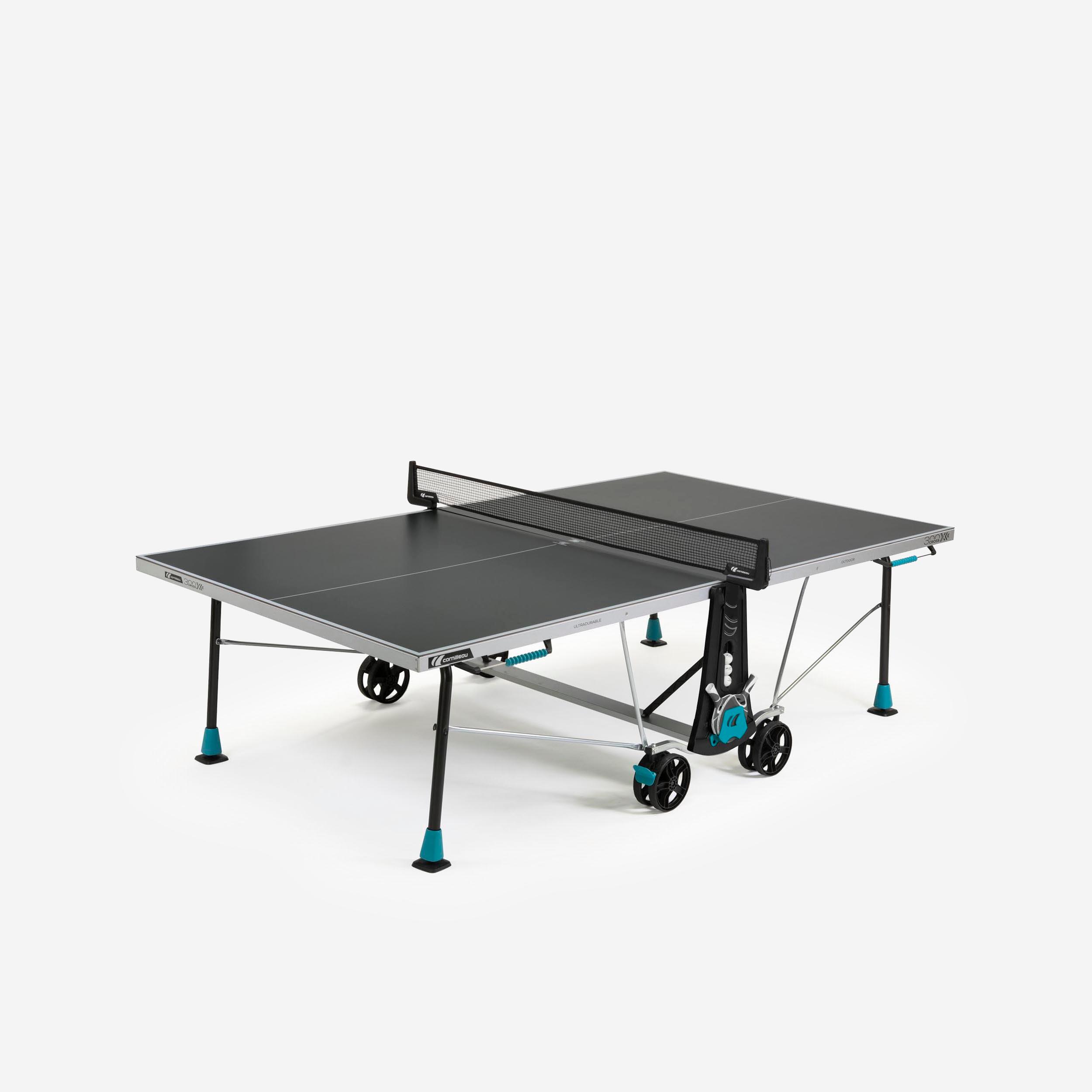 Outdoor Table Tennis Table 300X - Grey 1/20