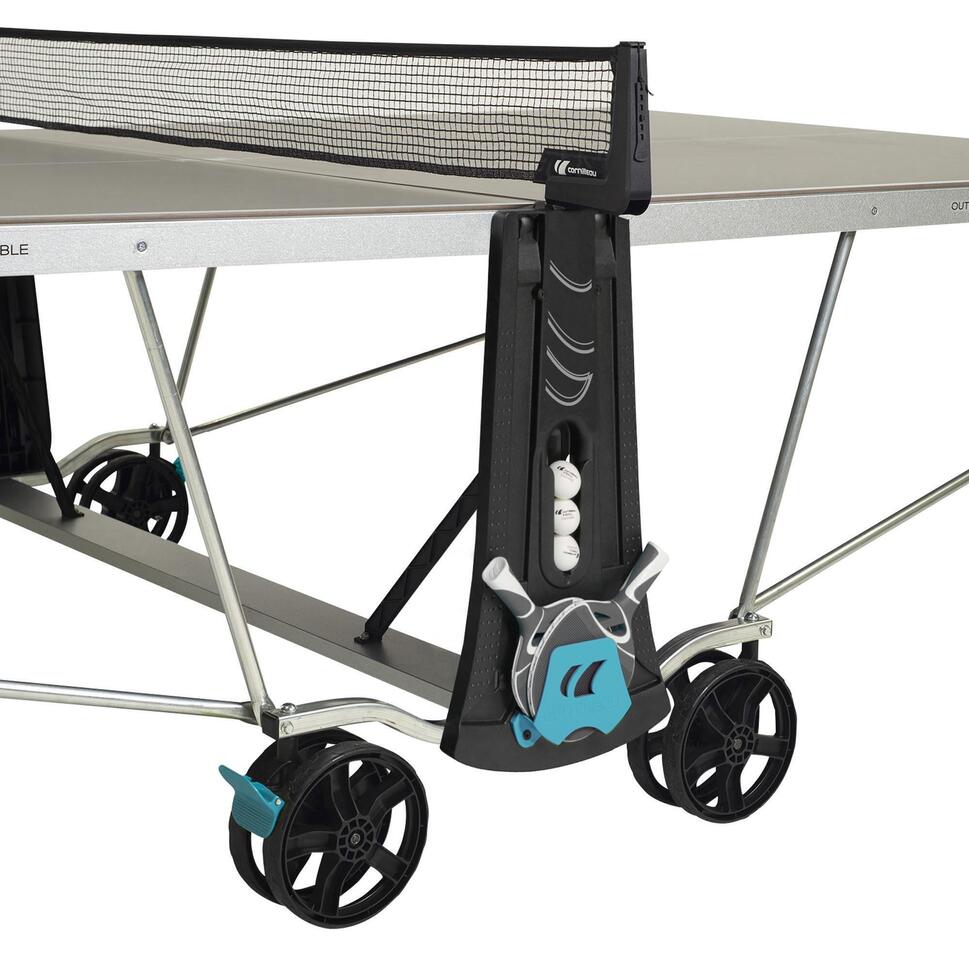 TABLE DE PING PONG FREE 300X OUTDOOR GRISE CORNILLEAU Decathlon