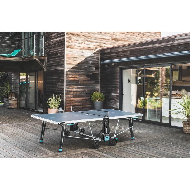 Venkovní stůl na stolní tenis 400X Outdoor šedý 