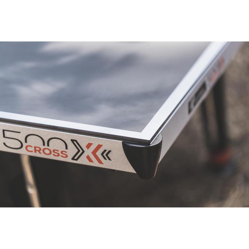 TABLE DE PING PONG EXTÉRIEURE 500X GRISE
