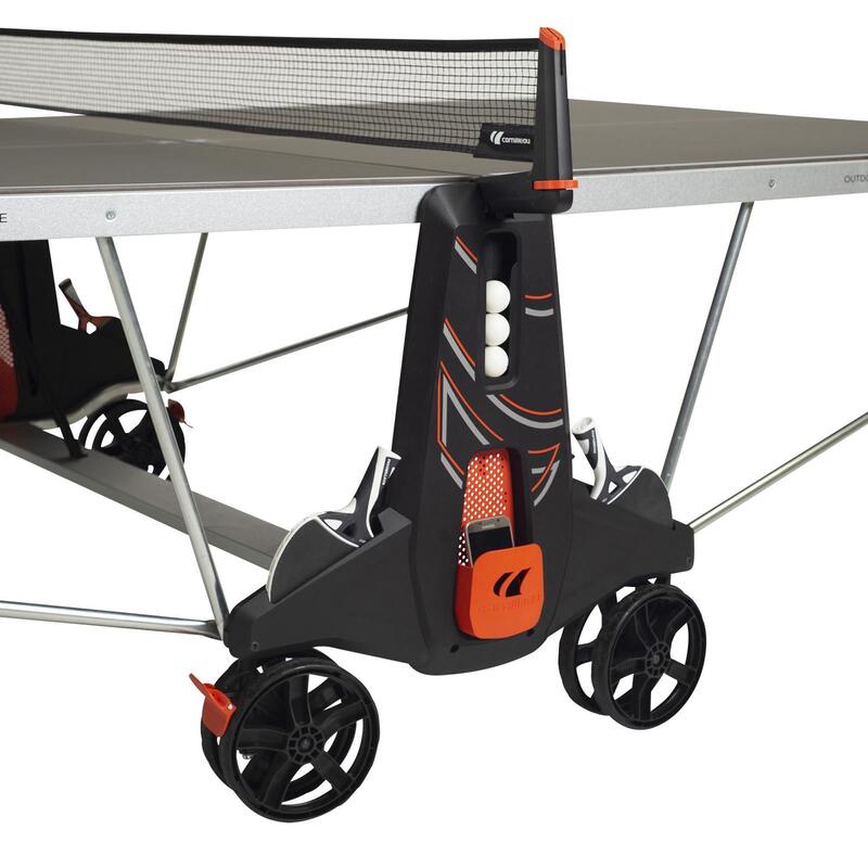 MASĂ DE TENIS DE MASĂ PENTRU EXTERIOR 500X GRI