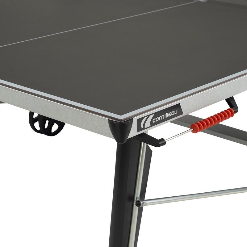 Mesa ping pong exterior plegable tablero 6 mm Cornilleau 500 X Cross