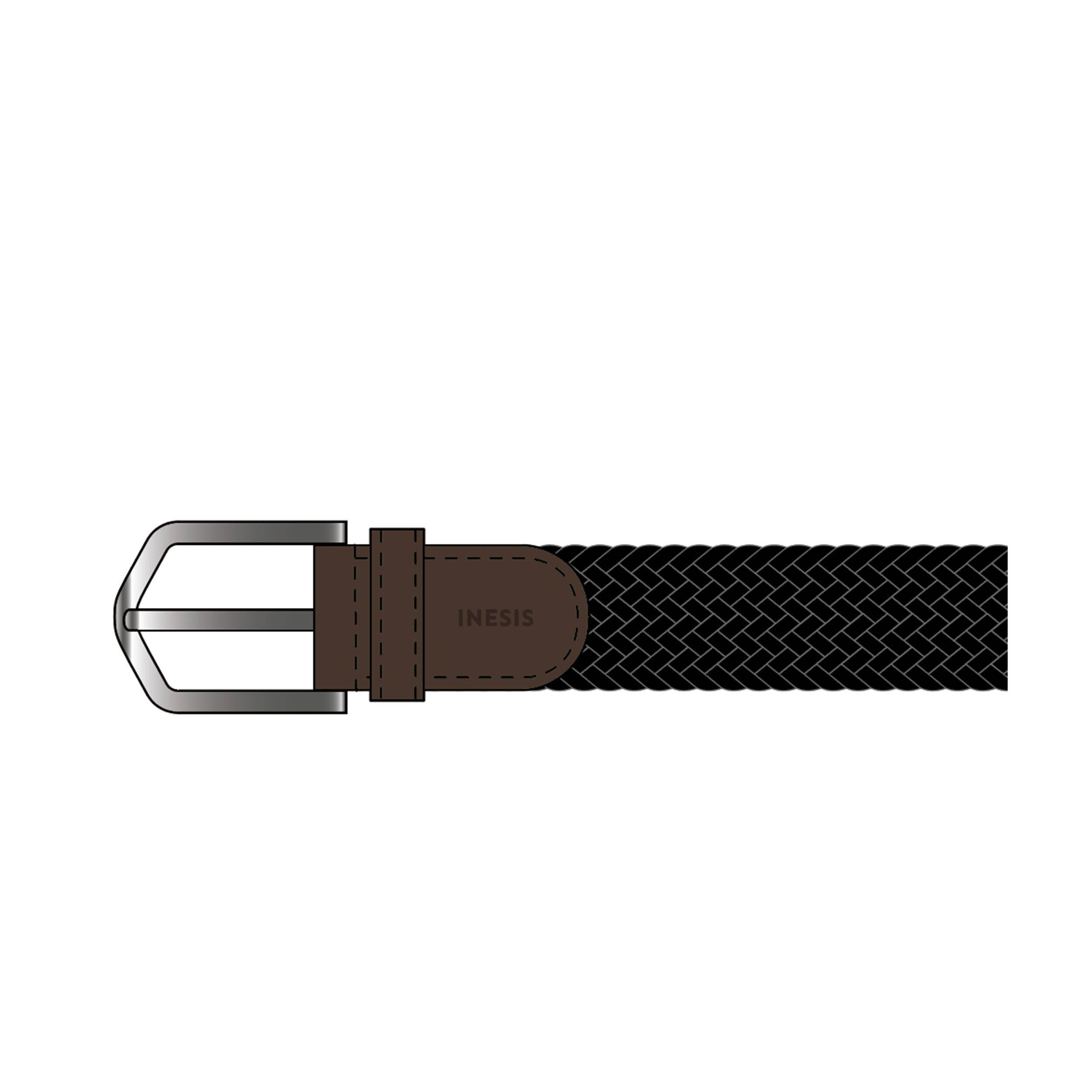 Golf Belt Stretchy Black -  5
