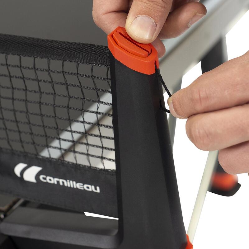 MASĂ DE TENIS DE MASĂ PENTRU EXTERIOR 500X GRI