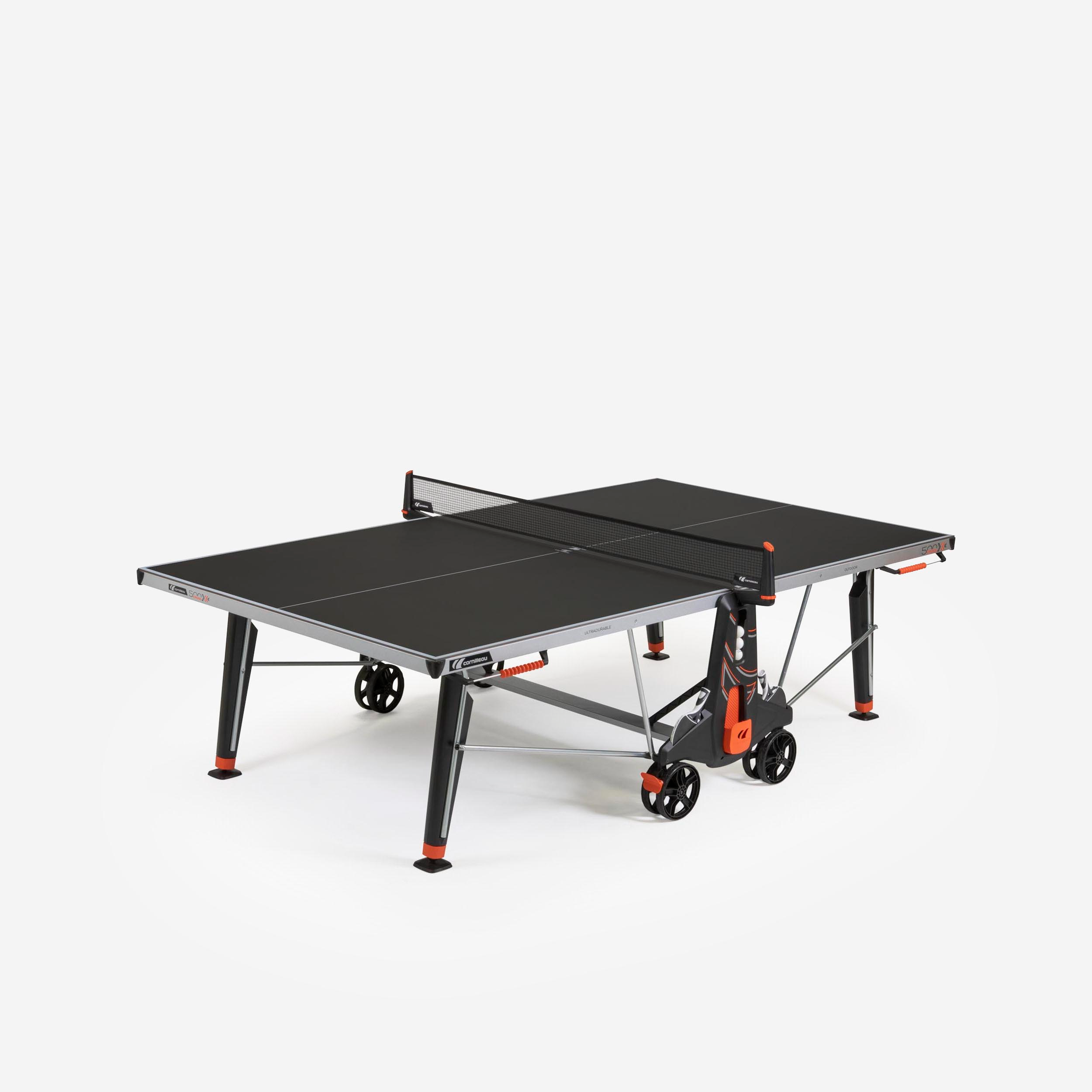 Table de ping pong extérieure 500x grise - Tennis de table - Cornilleau- Clubs - Entreprises - Collectivités - Associations