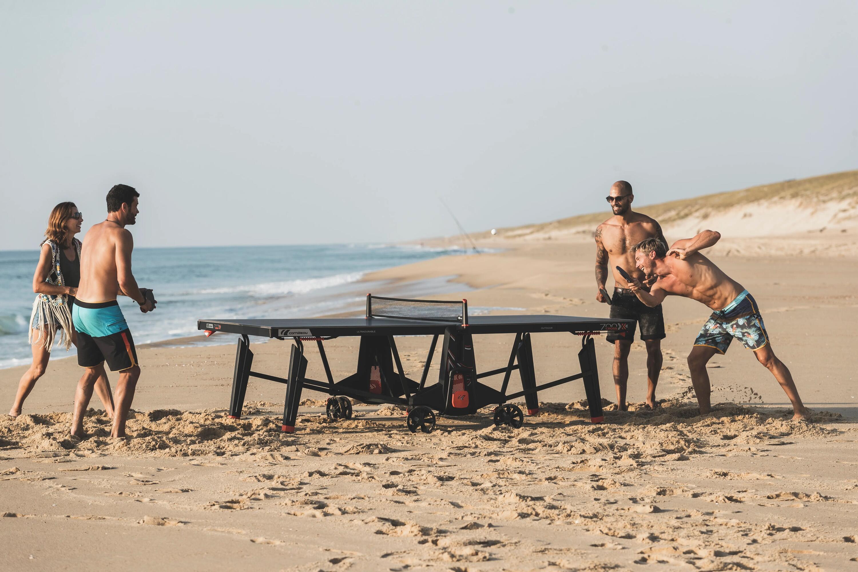 Outdoor Free Table Tennis Table 700X - Grey 23/28