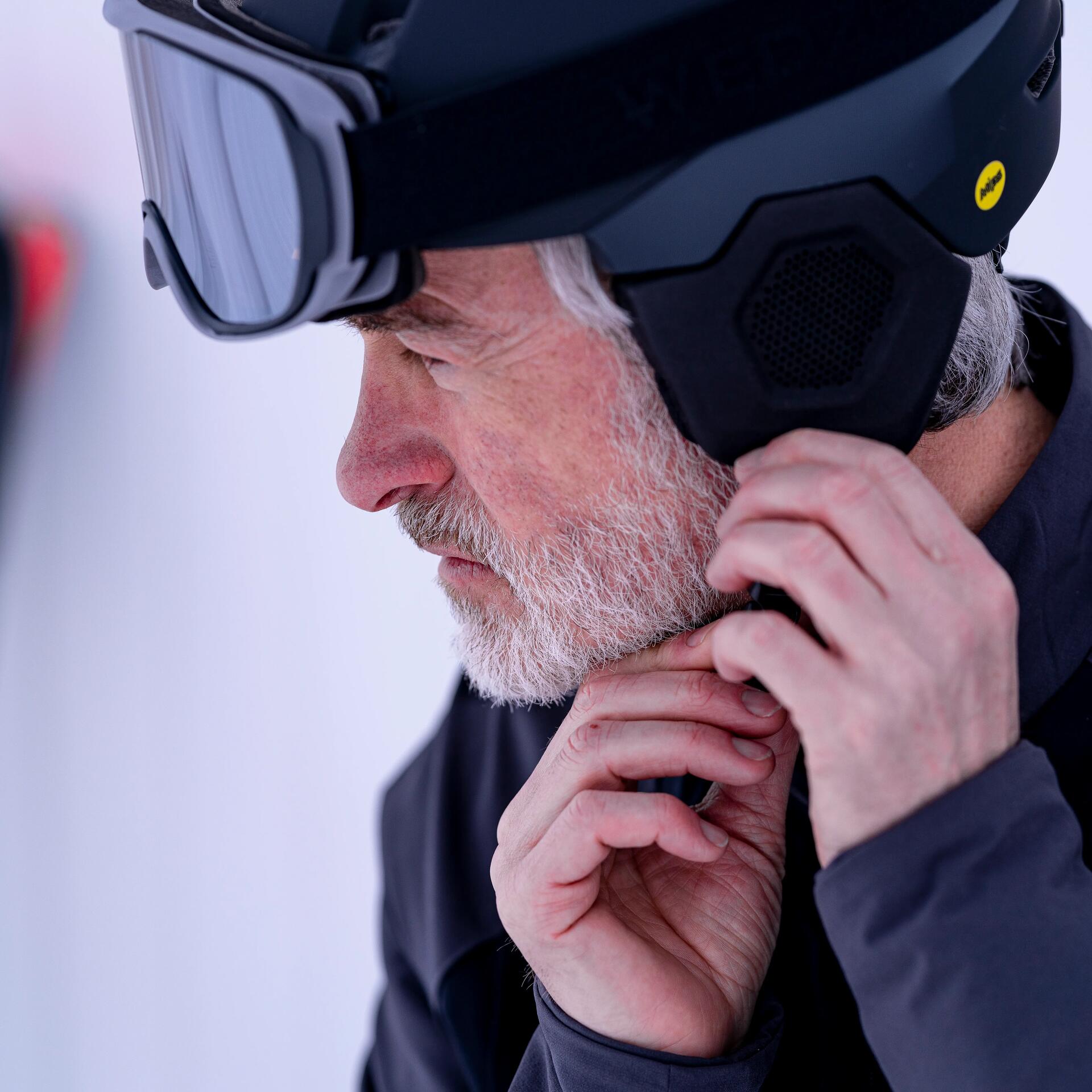 regler la molette casque de ski