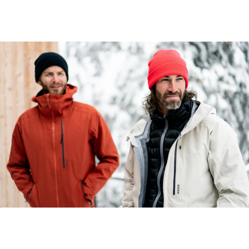 BONNET DE SKI ADULTE - FISHERMAN - ROUGE VIF