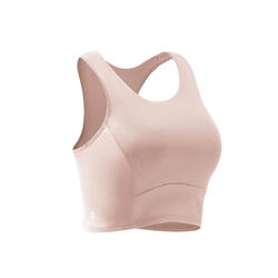 Cropped Moderate Support Fitness Sports Bra