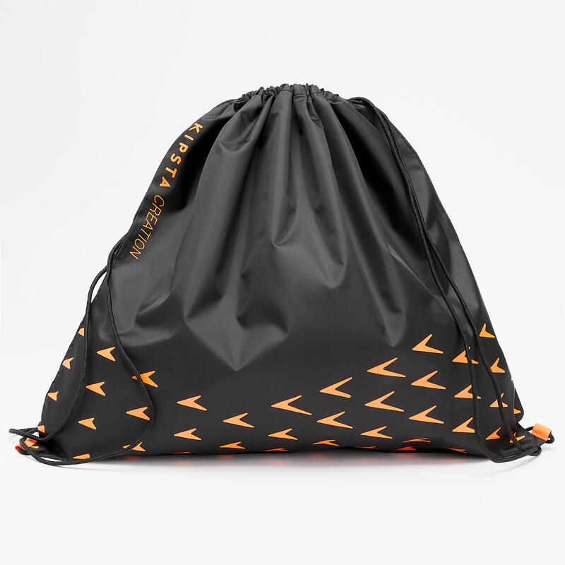 Sac à chaussures 15L, noir et orange