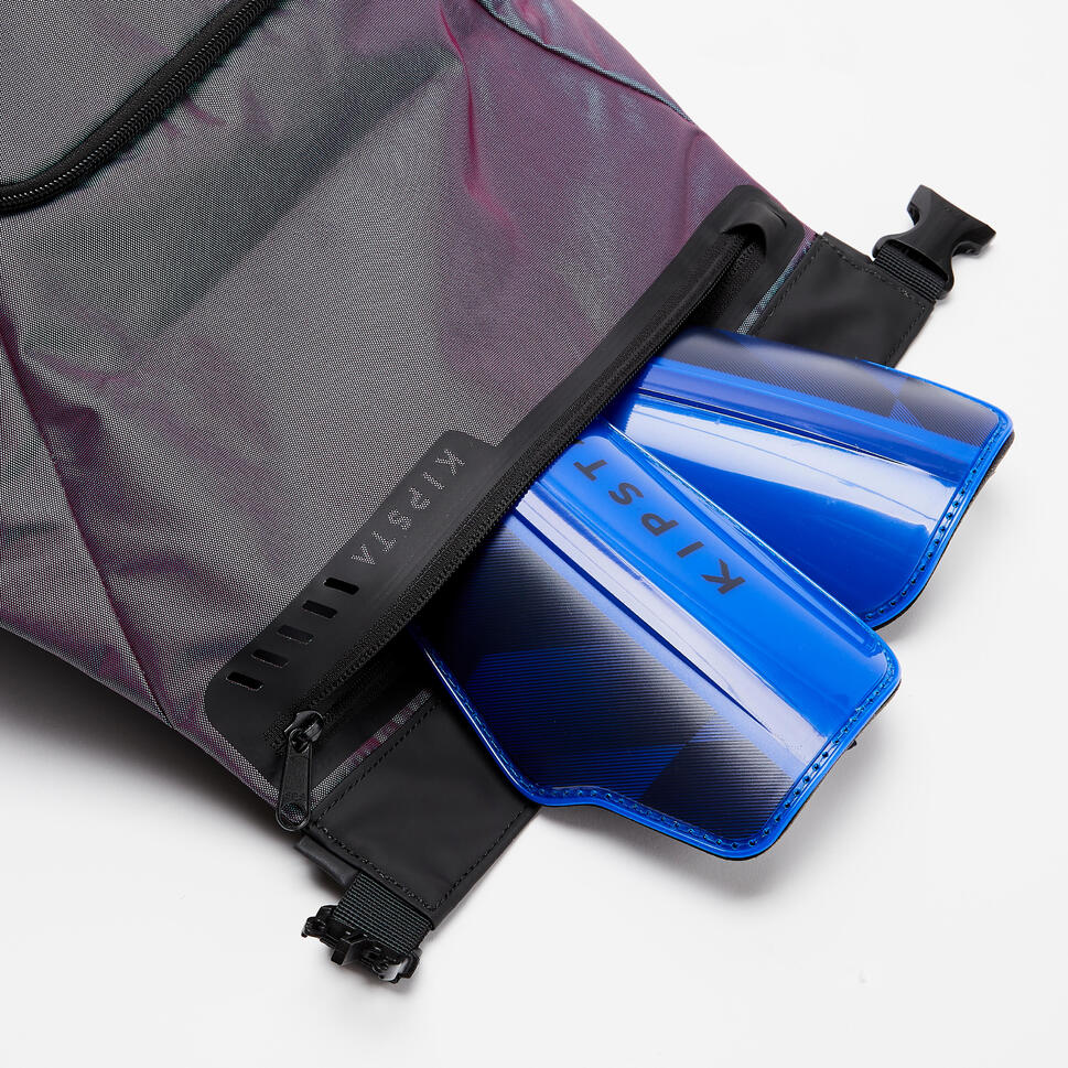 25L Backpack Urban Black / Reflective KIPSTA Decathlon