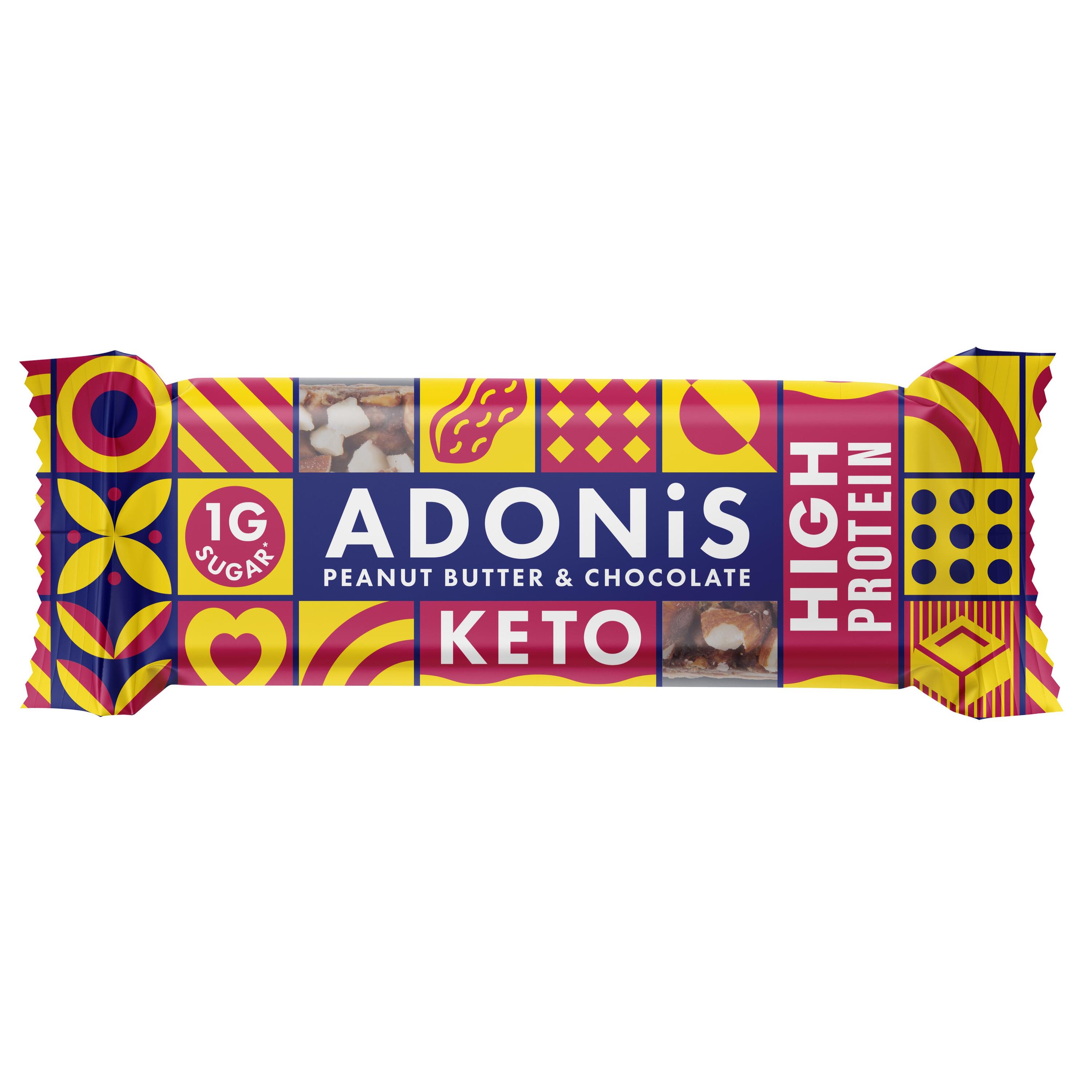 Adonis Keto Protein Bars Peanut Butter 1/1