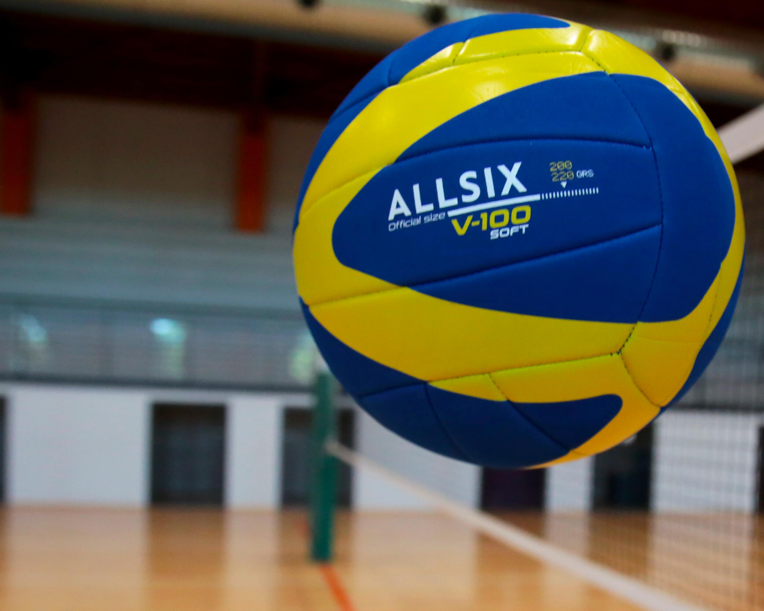 ALLSIX (オールシックス) ソフトバレーボール V100 200～220g 6～9歳