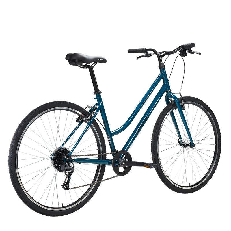 BICICLETA DE TREKKING RIVERSIDE 120 TURQUESA