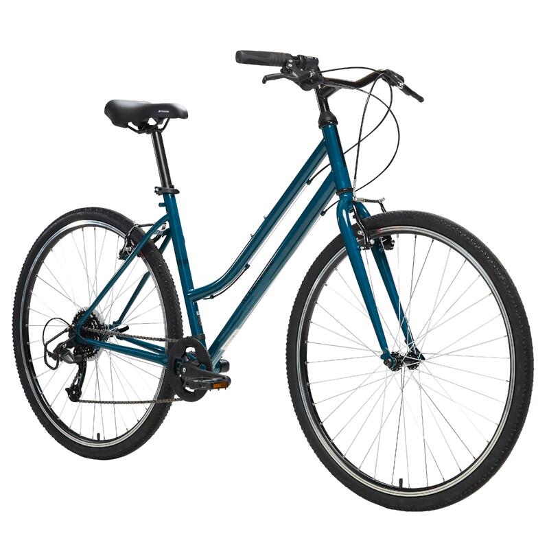 BICICLETA DE TREKKING RIVERSIDE 120 TURQUESA