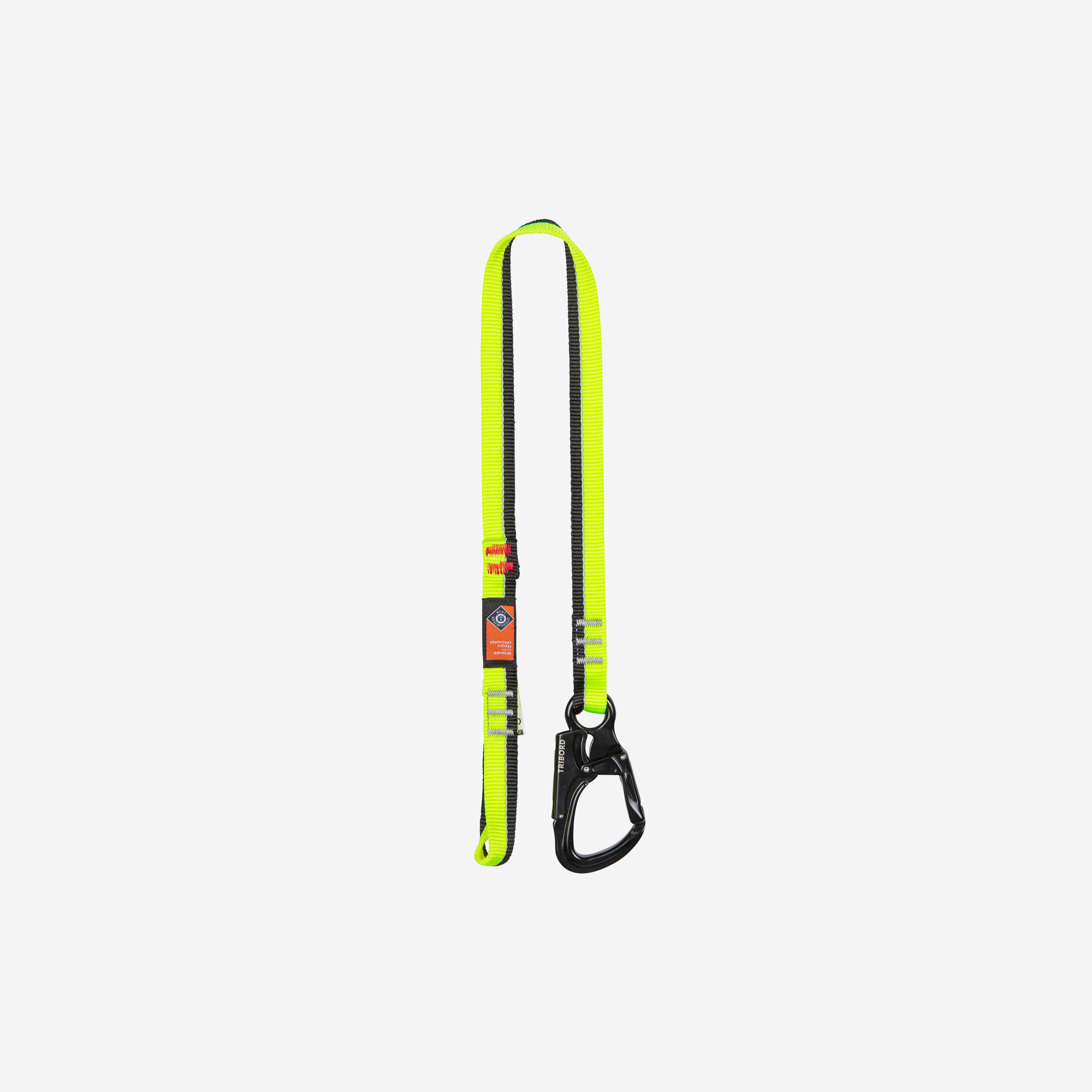 Decathlon | Longhina vela barca 1 m nero-giallo fluo |  Tribord