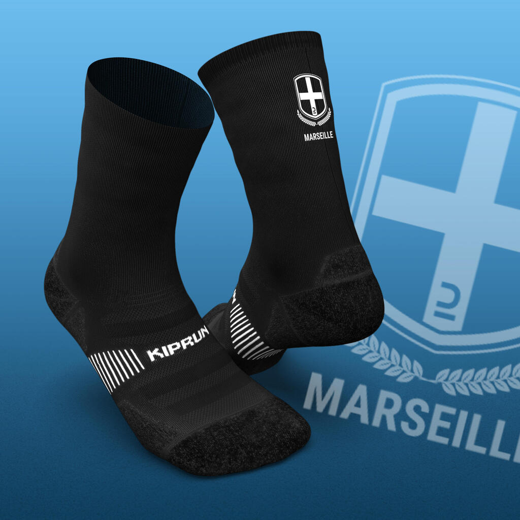 Run900 running thick mid-calf socks marseille - limited edition