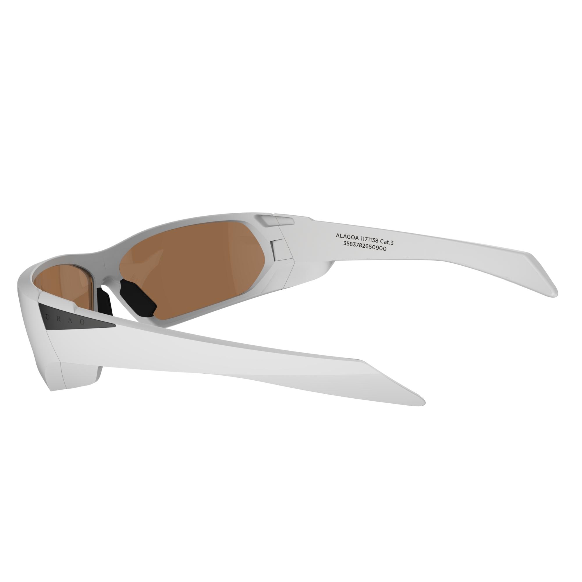 ALAGOA Adult Floatable Water Sports Sunglasses - White Polarised 5/11