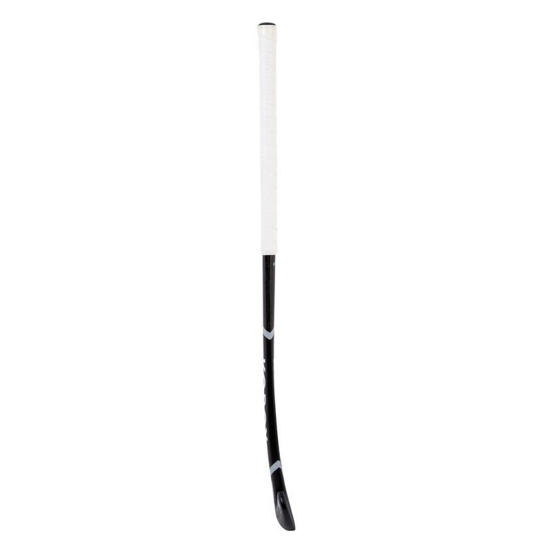 Stick de hockey ado 20% carbone KOROK extra low bow FH920 noir gris