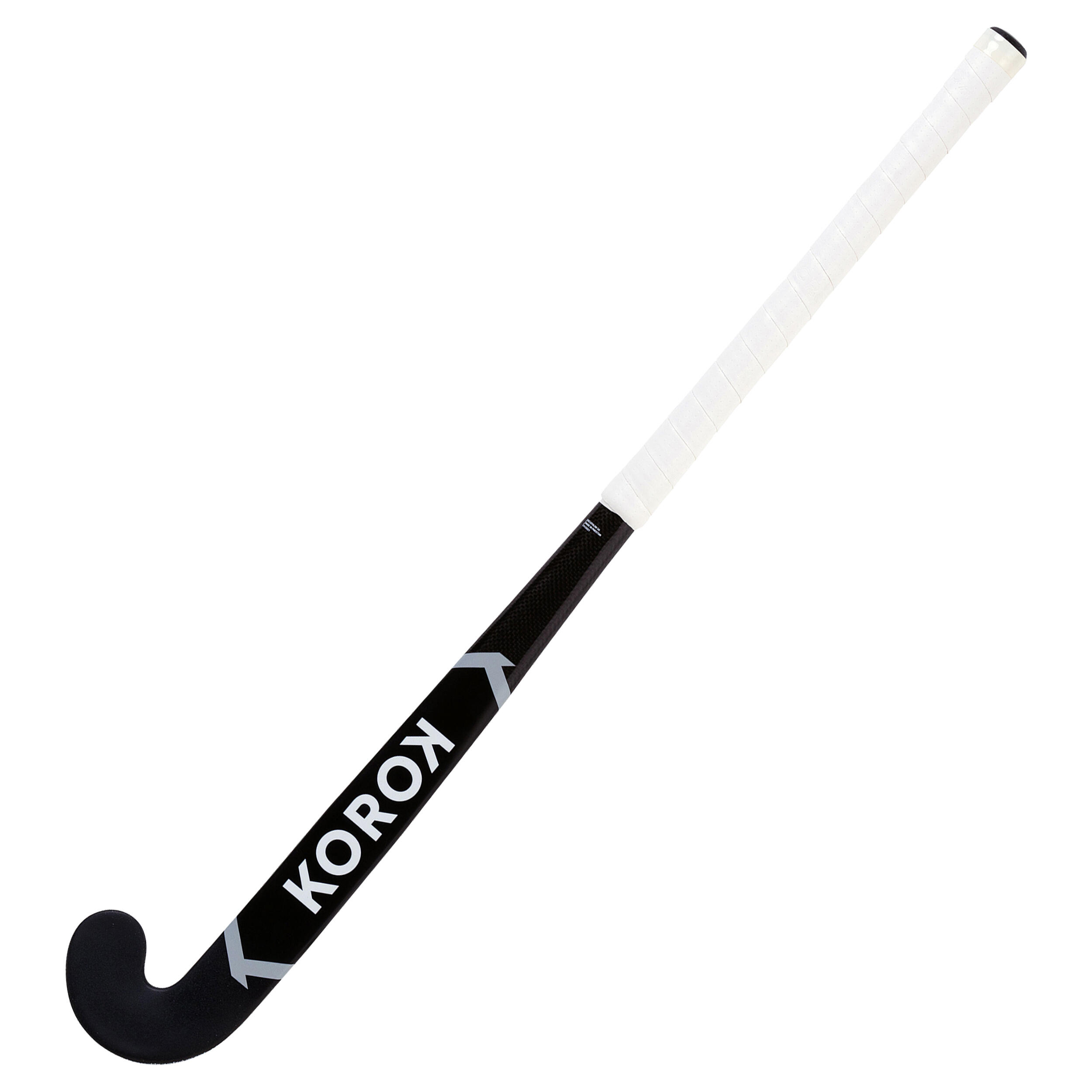 Teens' 20% Carbon Extra Low Bow Field Hockey Stick FH920 - Black/Grey 5/14