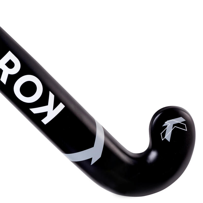 Kij do hokeja na trawie dla nastolatków Korok FH920 extra low bow 20% carbonu
